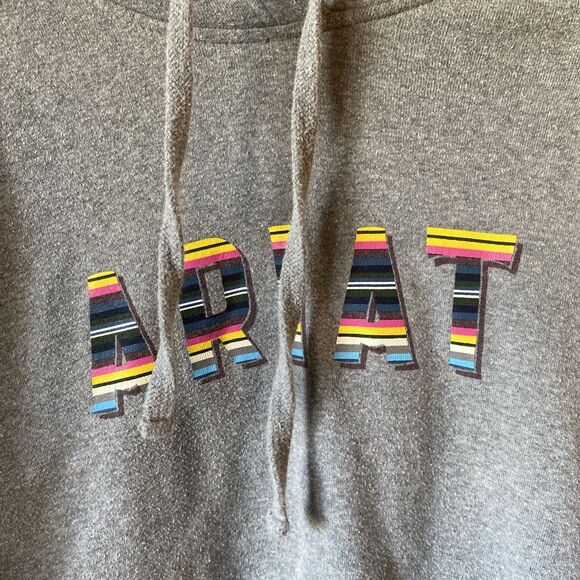 Ariat R.E.A.L. Hoodie Women’s Size Medium Grey Pullover Pouch - Picture 2 of 13